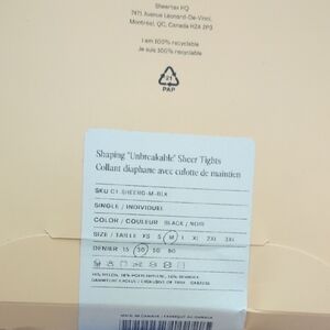 Sheertex Shaping "Unbreakable" Sheer Tights- M